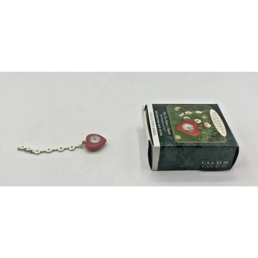 Hallmark Keepsake Miniature Ornament The Tin Man’s Heart The Wonder of Oz 2000 - Picture 6 of 13